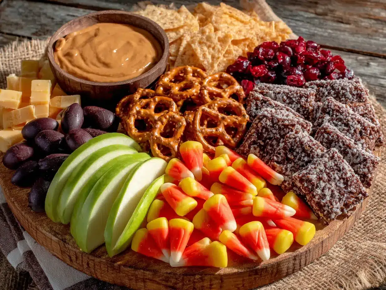 halloween candy board preparation steps