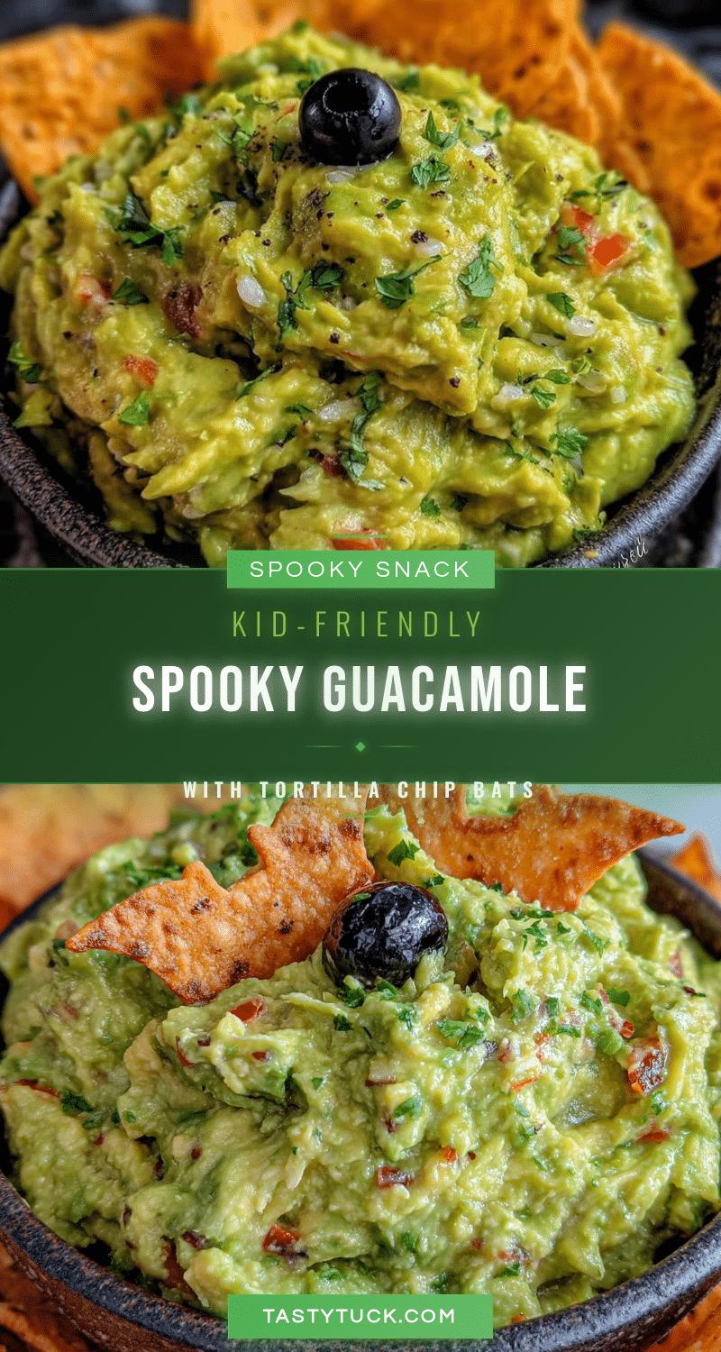 Halloween guacamole recipe