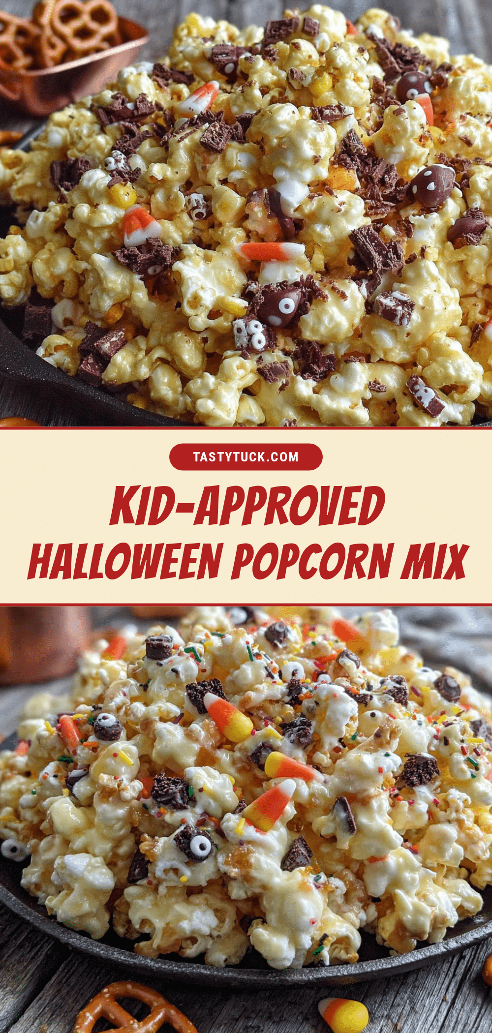 halloween popcorn mix recipe