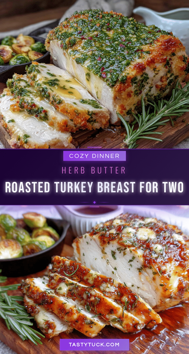 herb butter roasted turkey breast for two recipe