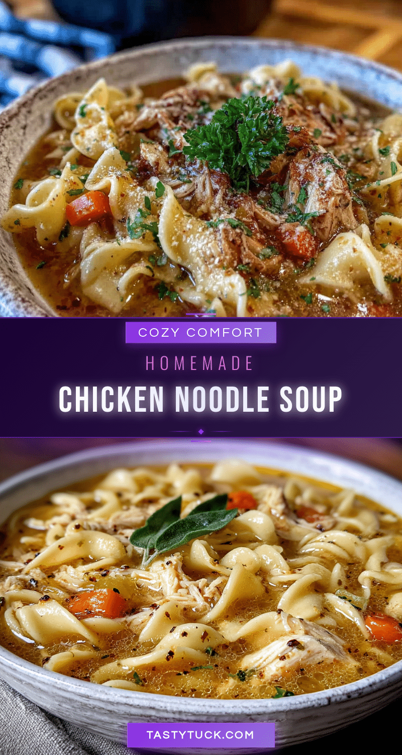 homemade chicken noodle soup recipe