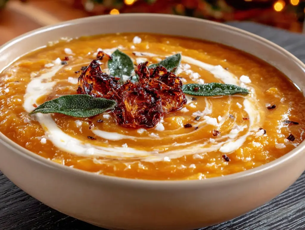 honeynut squash soup - featured image