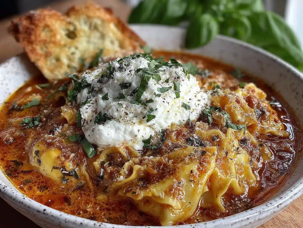 lasagna soup preparation steps
