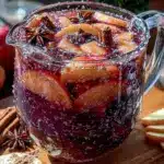 light caramel apple sangria for a crowd - featured image