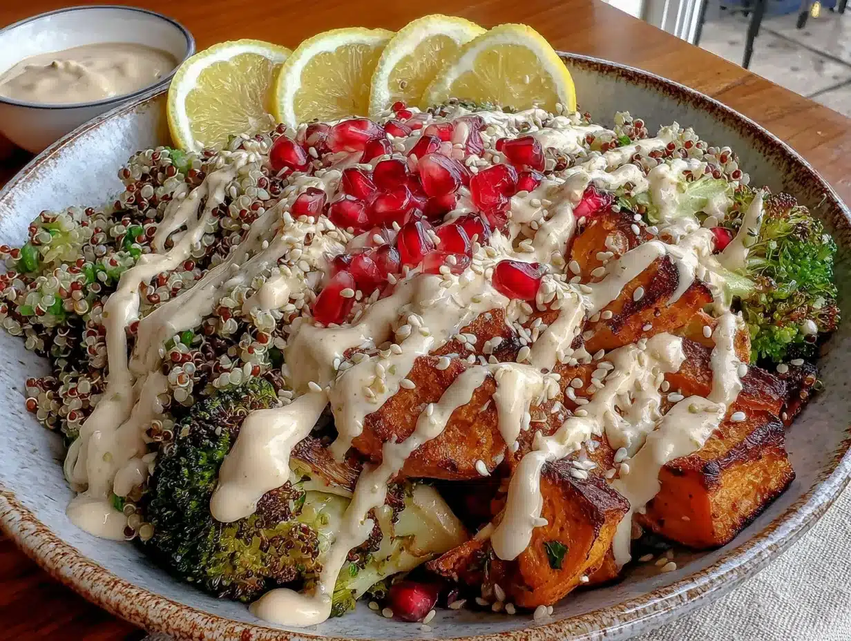 loaded lentil power bowl preparation steps