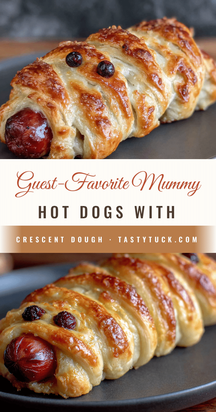 mummy hot dogs with crescent dough recipe