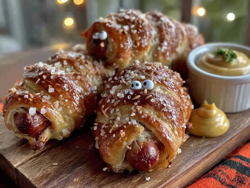 mummy pretzel dogs - featured image