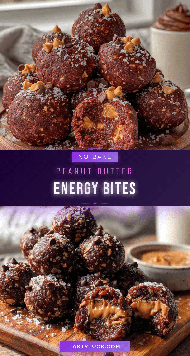 no bake chocolate peanut butter energy bites recipe