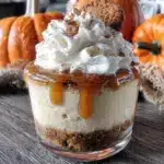 no-bake pumpkin cheesecake cups - featured image