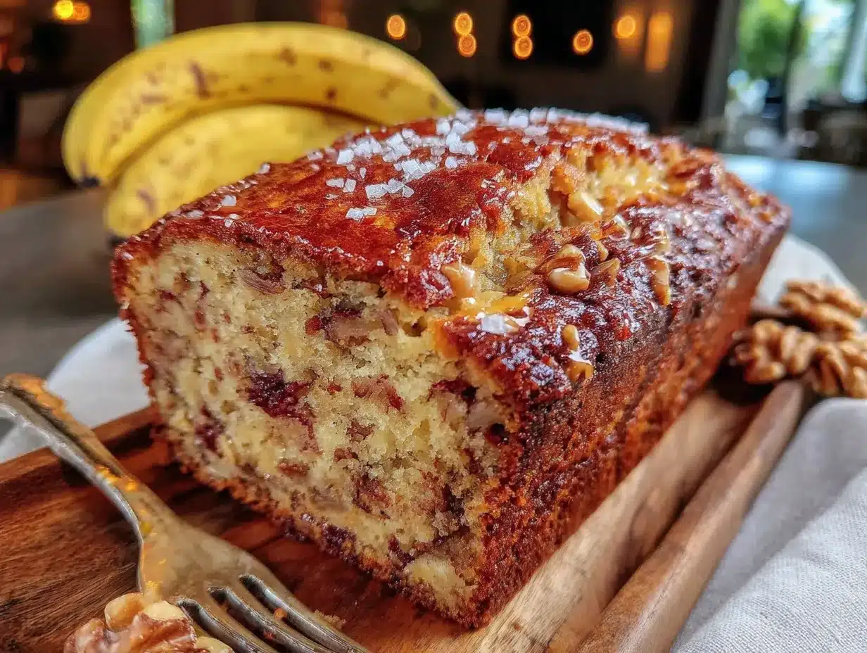 one-bowl banana walnut bread preparation steps