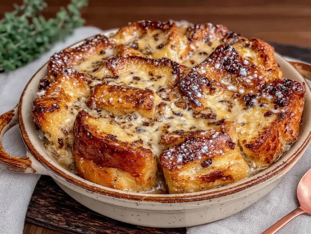 overnight pumpkin french toast bake - featured image