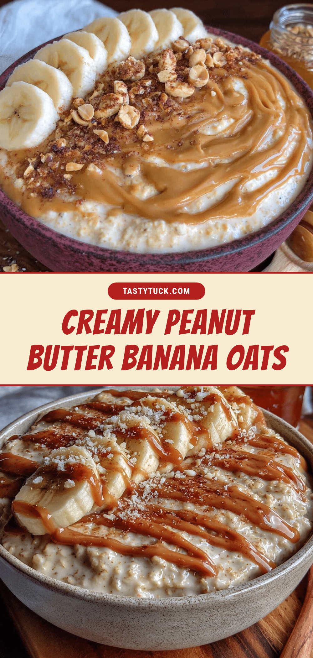 peanut butter banana overnight oats recipe