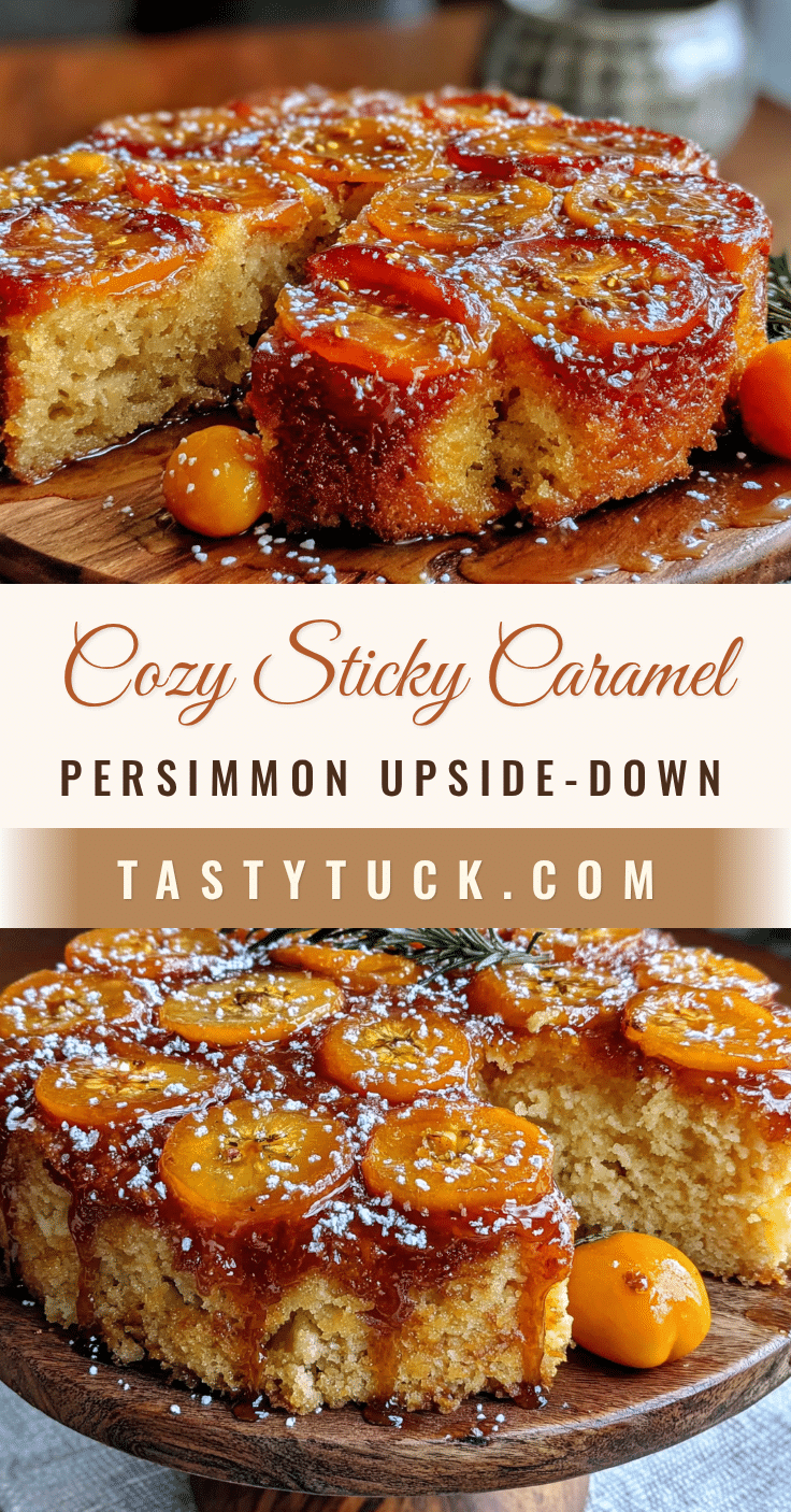 persimmon upside-down cake recipe