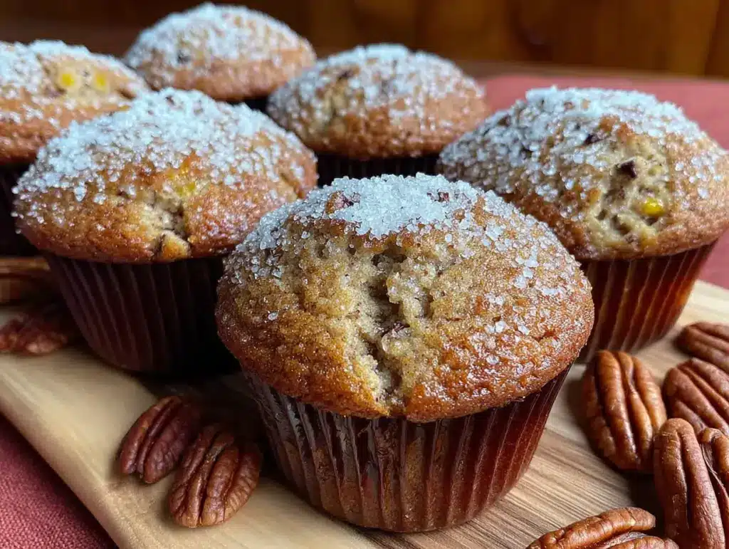 pumpkin banana muffins - featured image
