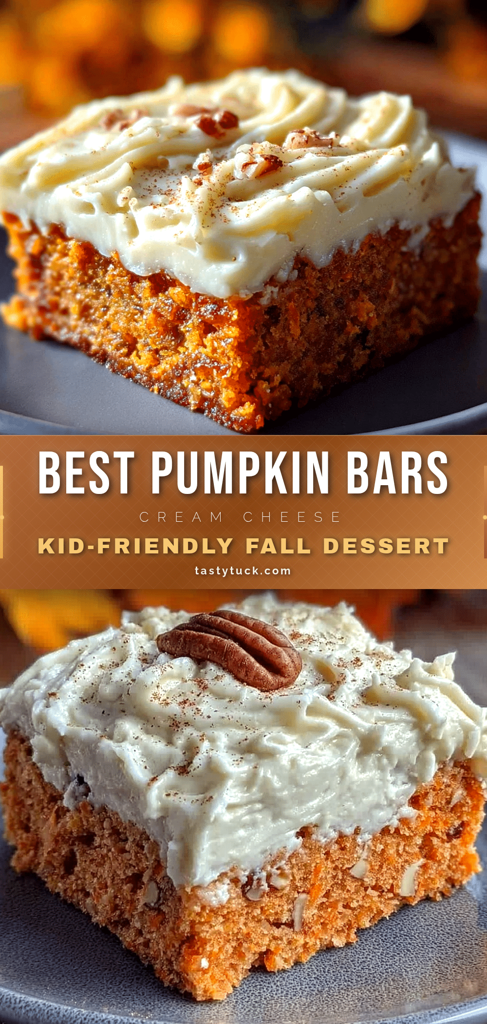 pumpkin bars with cream cheese frosting recipe