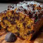 pumpkin chocolate chip bread - featured image