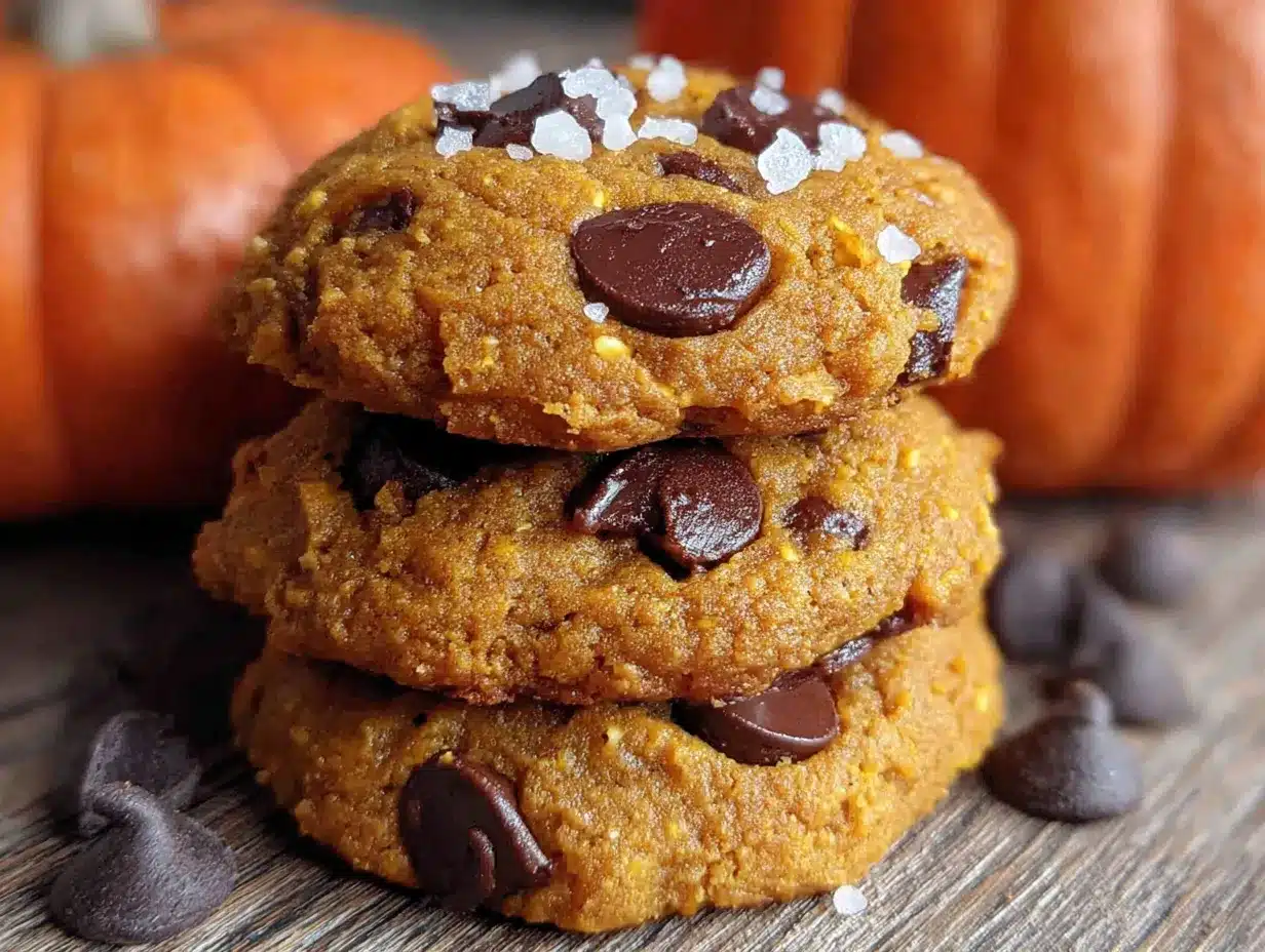 pumpkin chocolate chip cookies preparation steps