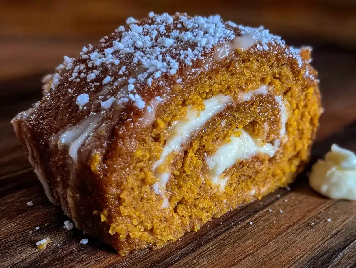 pumpkin cream cheese roll preparation steps