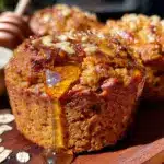 pumpkin oat muffins - featured image