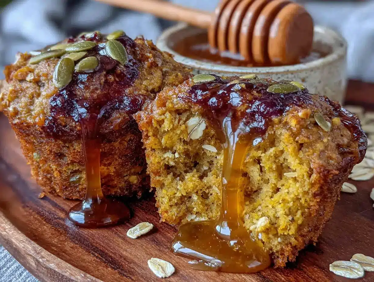 pumpkin oat muffins preparation steps