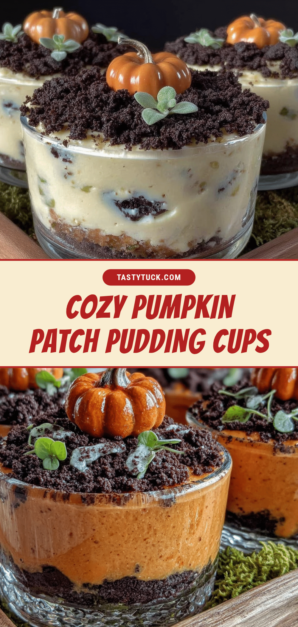 pumpkin patch pudding cups recipe