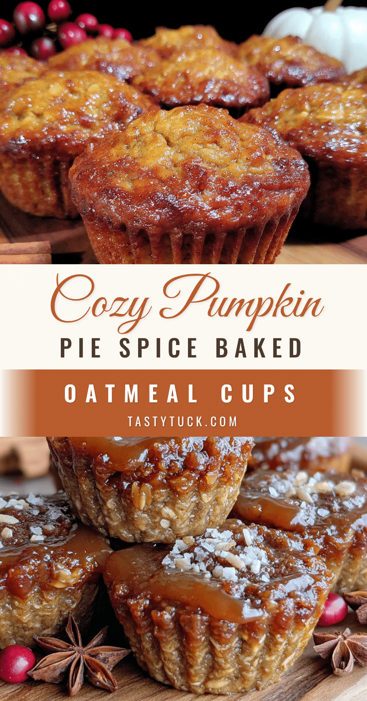 pumpkin pie spice baked oatmeal cups recipe