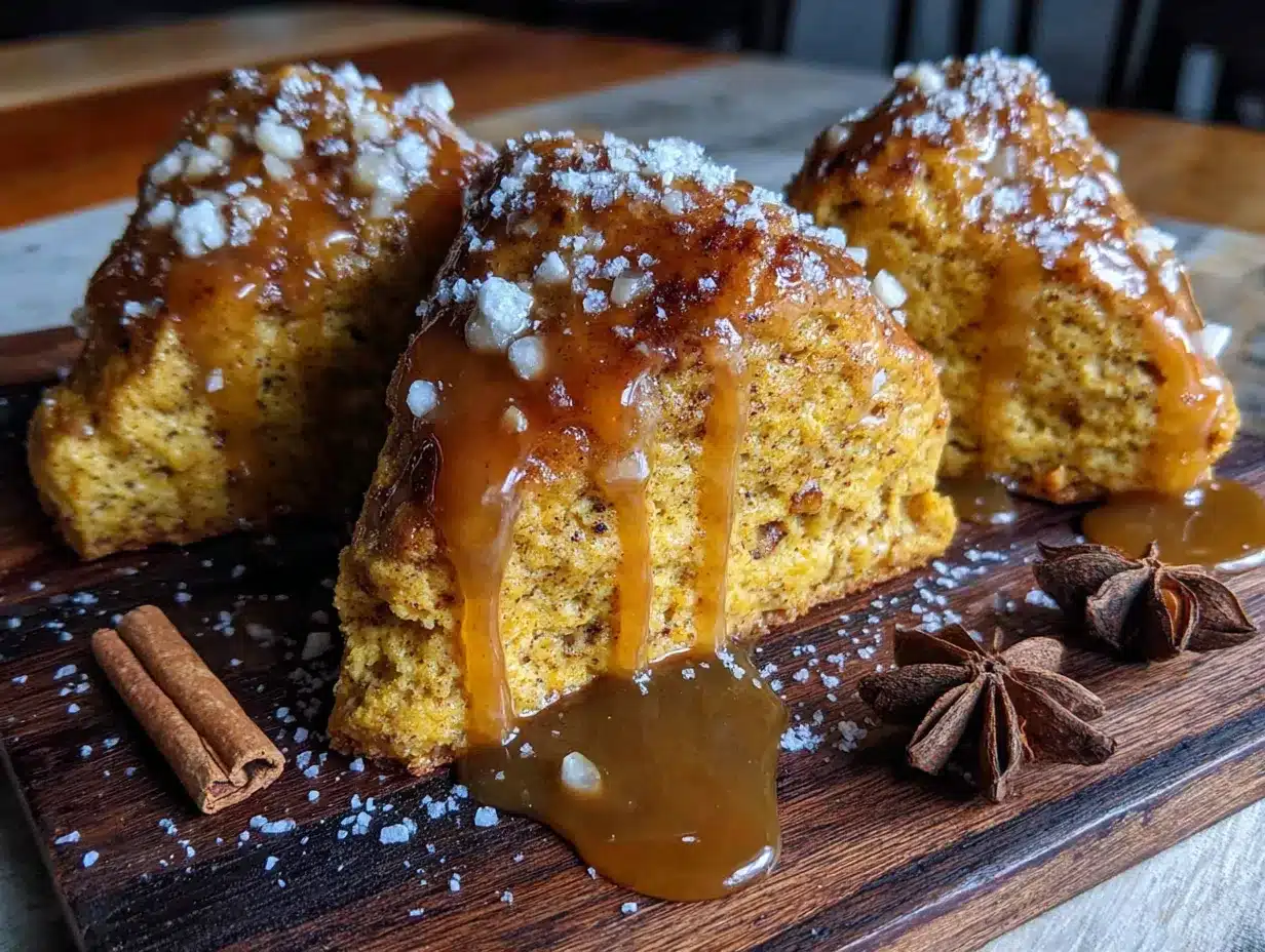 pumpkin scones with maple glaze preparation steps