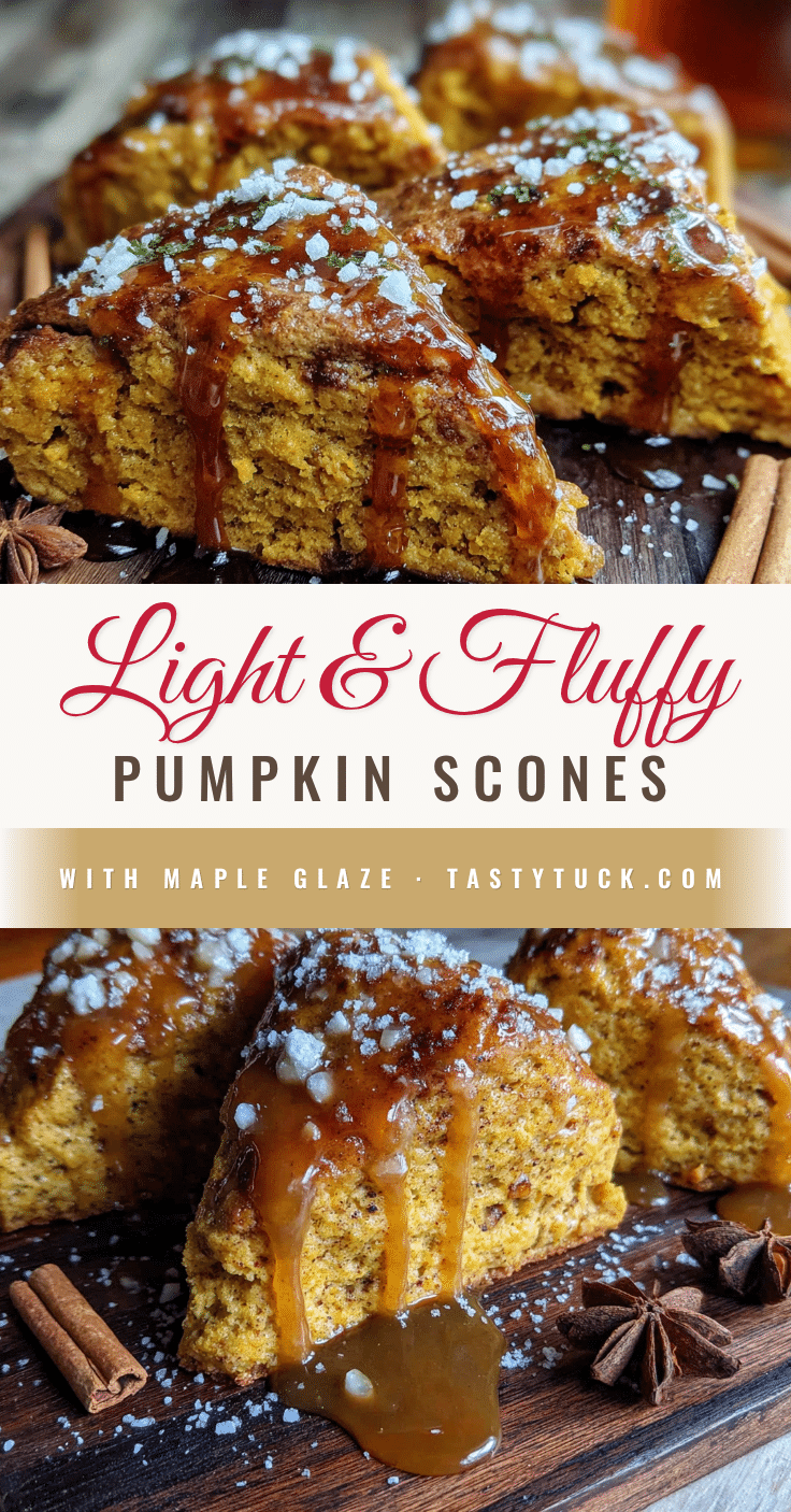pumpkin scones with maple glaze recipe