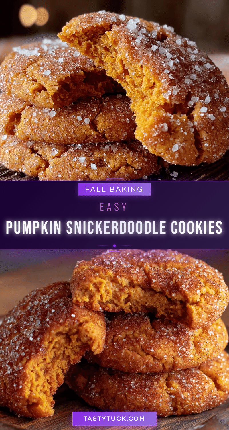 pumpkin snickerdoodle cookies recipe
