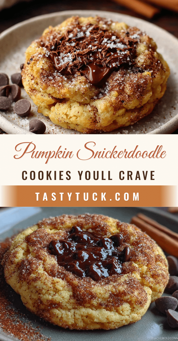 pumpkin snickerdoodle cookies with chocolate chips recipe