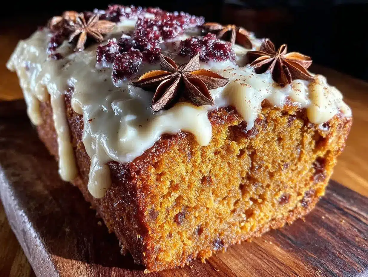 pumpkin spice latte loaf cake preparation steps