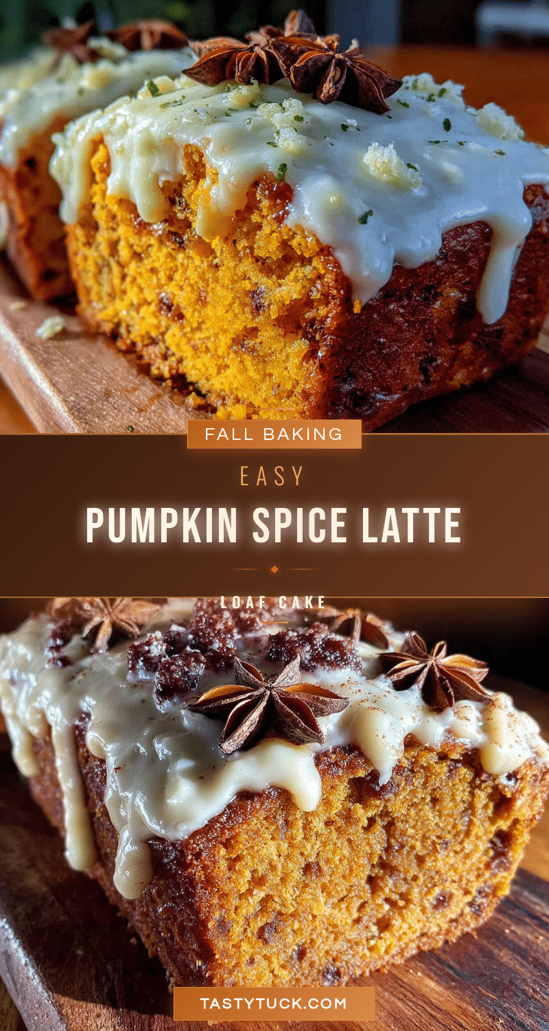 pumpkin spice latte loaf cake recipe