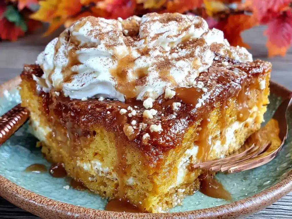 pumpkin tres leches cake - featured image