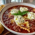 slow cooker lasagna soup - featured image