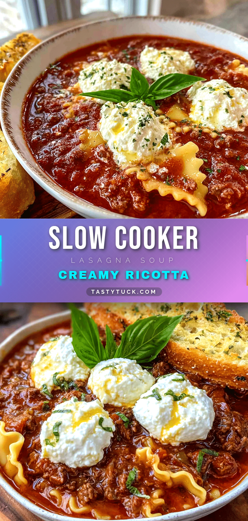 slow cooker lasagna soup recipe