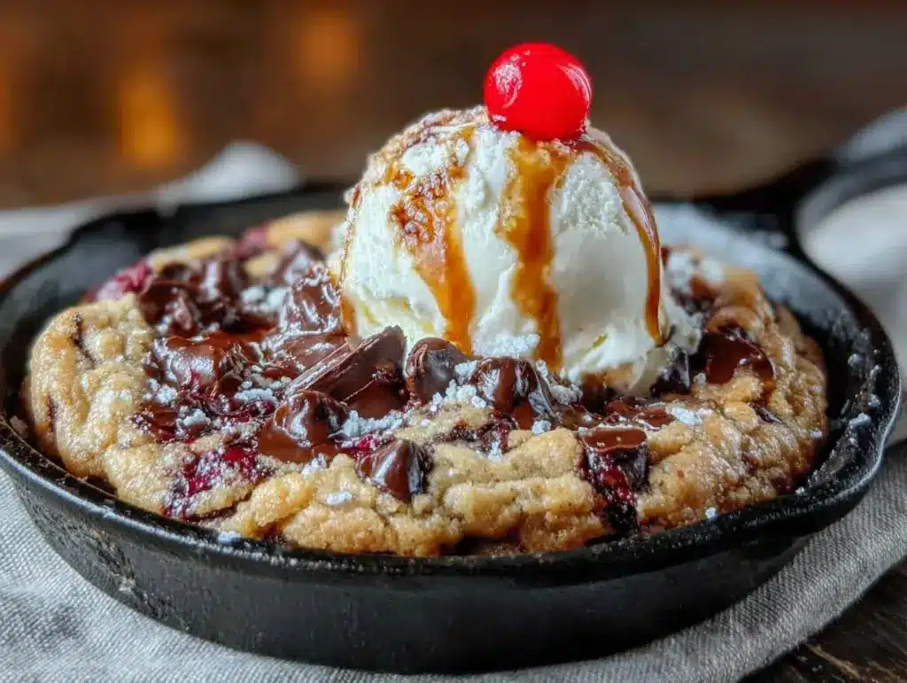 small-batch skillet cookie for two - featured image