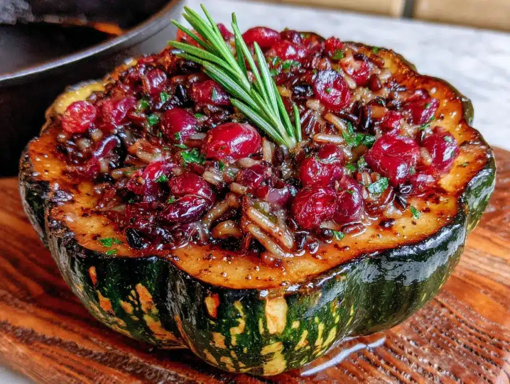 stuffed acorn squash - featured image