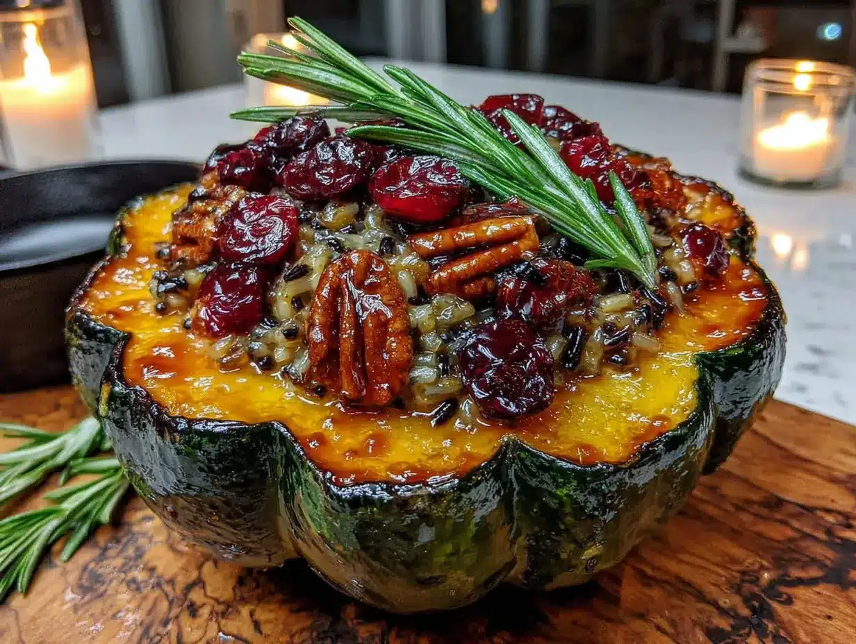 stuffed acorn squash preparation steps