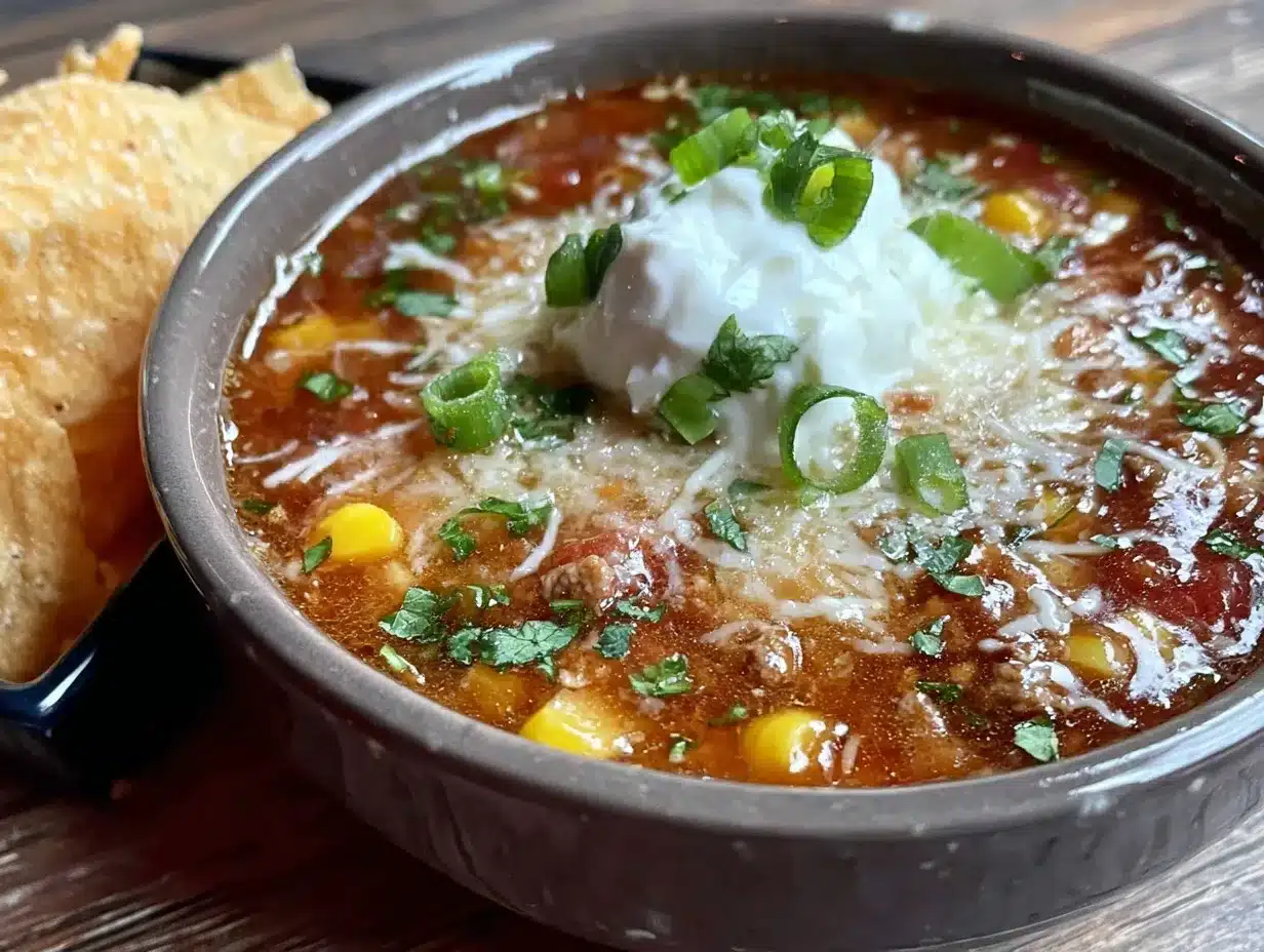 taco soup with ranch seasoning preparation steps