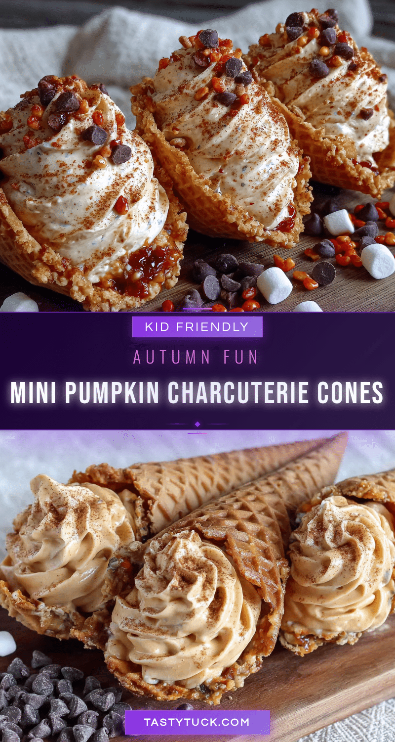 wholesome mini pumpkin charcuterie cones for kids recipe