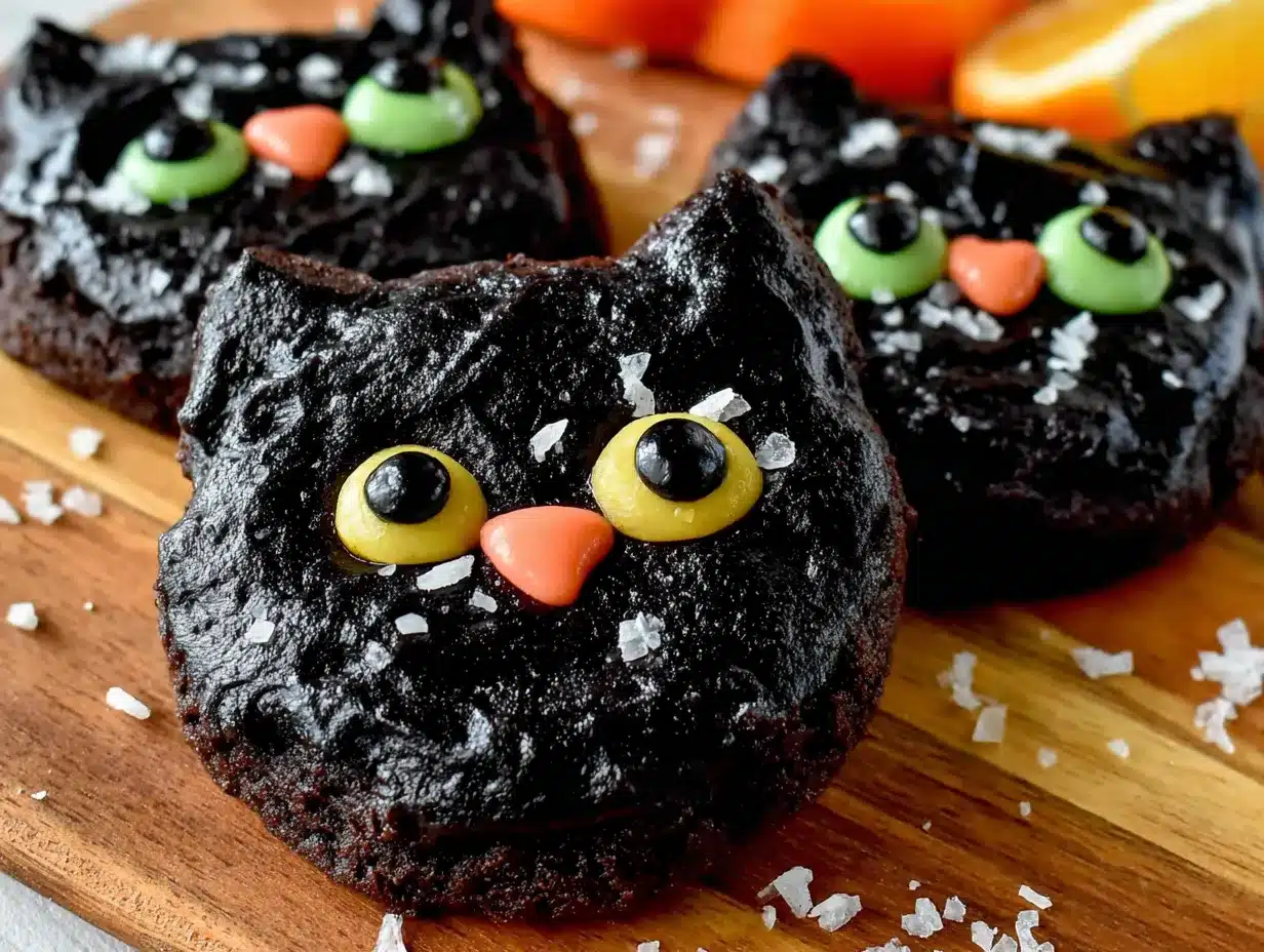 Black Cat Sugar Cookies with Royal Icing preparation steps