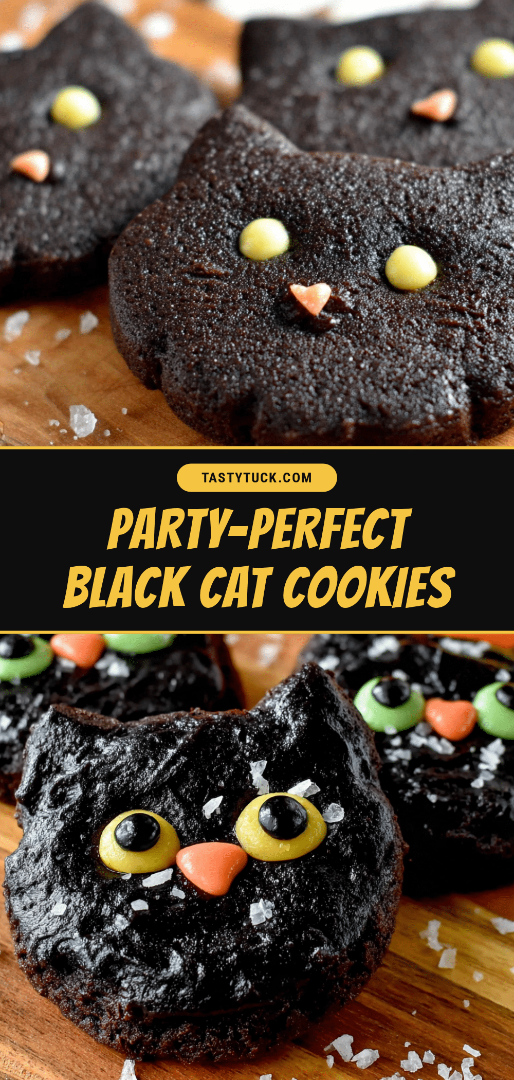 Black Cat Sugar Cookies with Royal Icing recipe