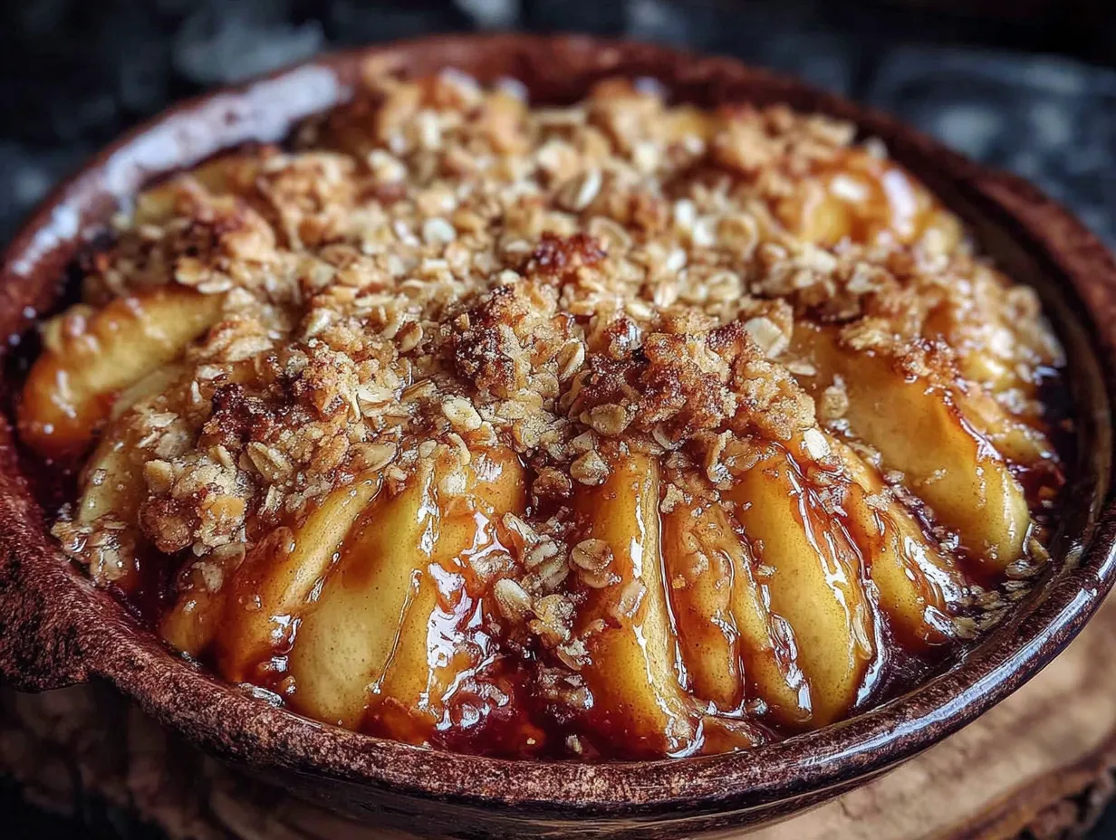 brown butter apple crisp preparation steps
