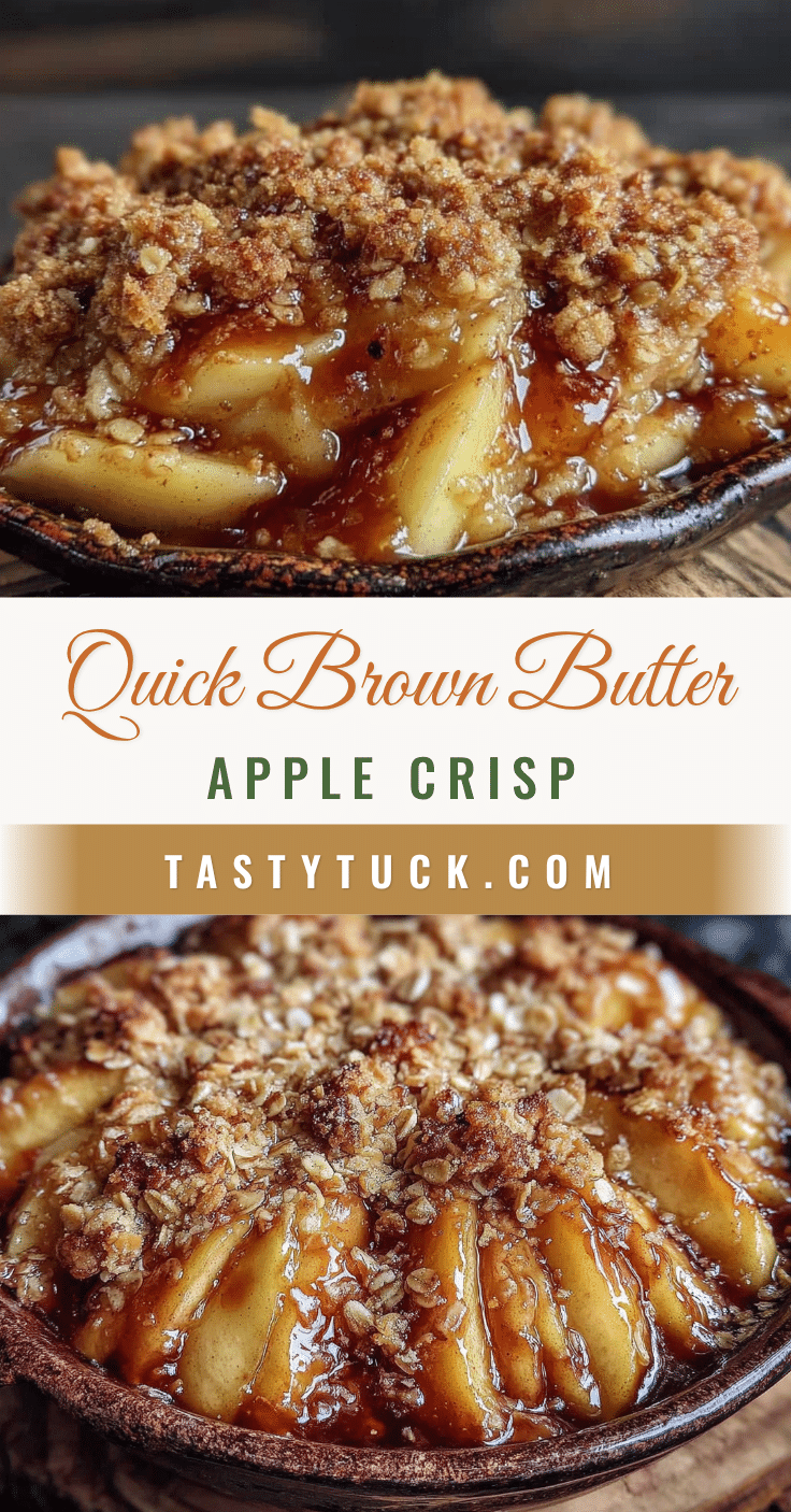 brown butter apple crisp recipe