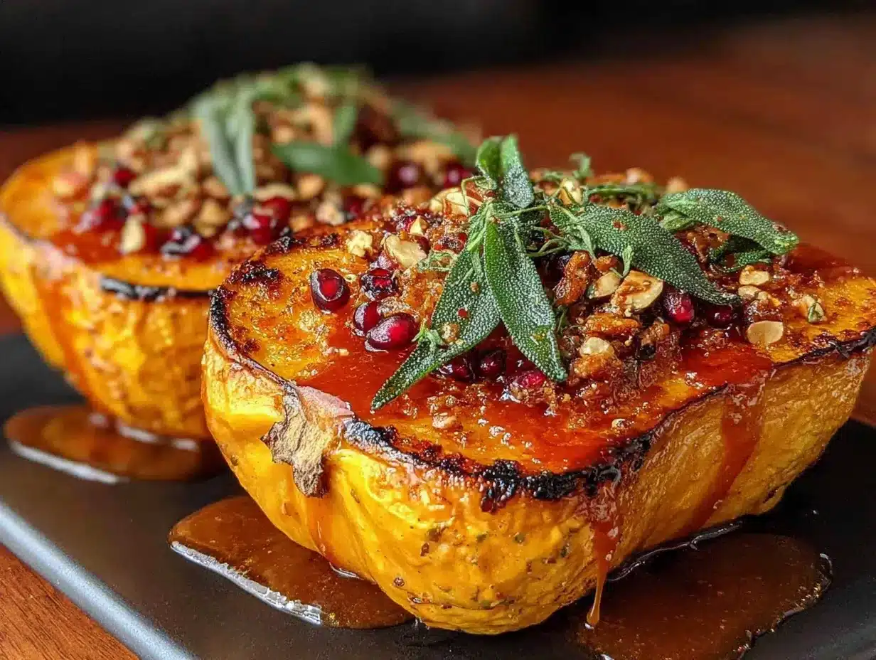brown butter honeynut squash preparation steps