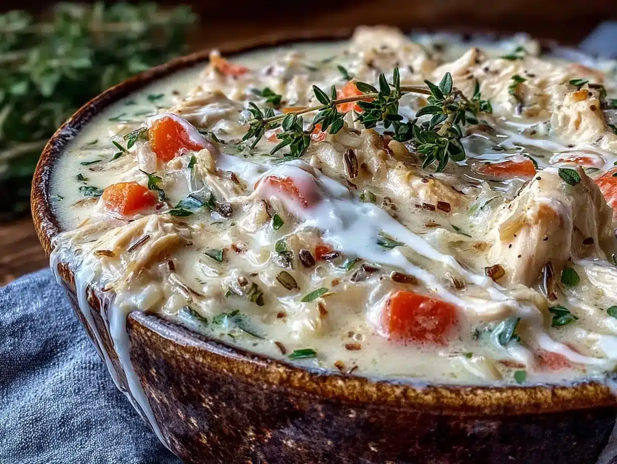 copycat panera chicken wild rice soup preparation steps