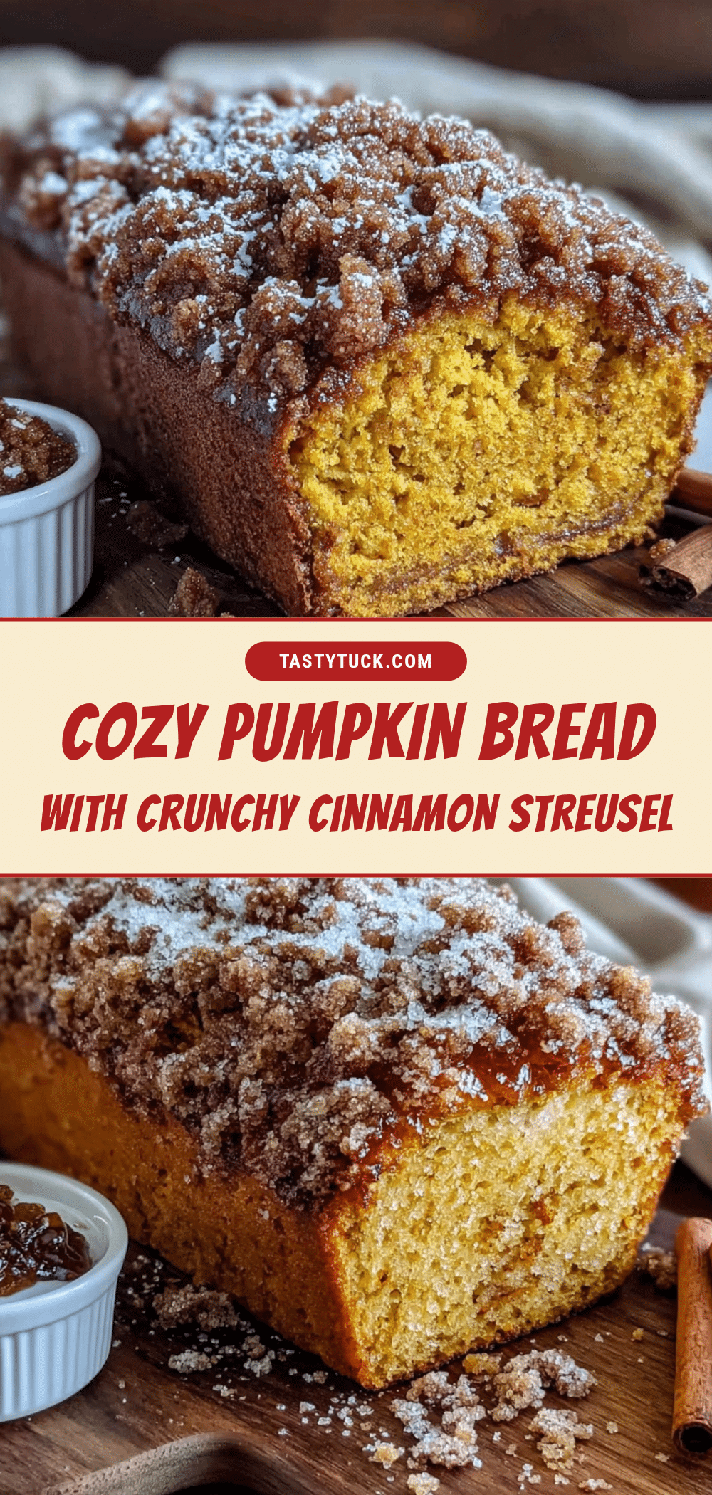 cozy pumpkin bread recipe