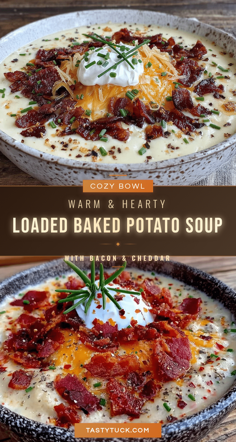 creamy loaded baked potato soup with bacon recipe