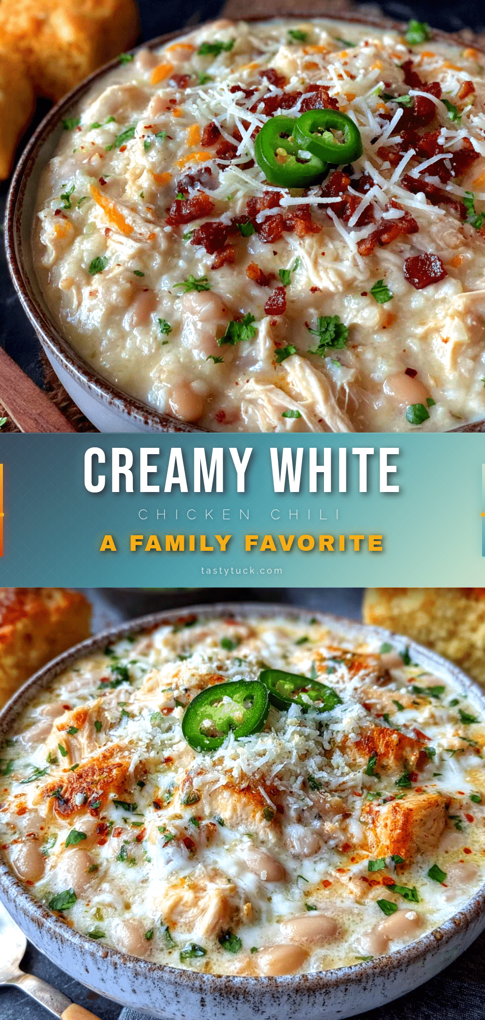 creamy white chicken chili recipe