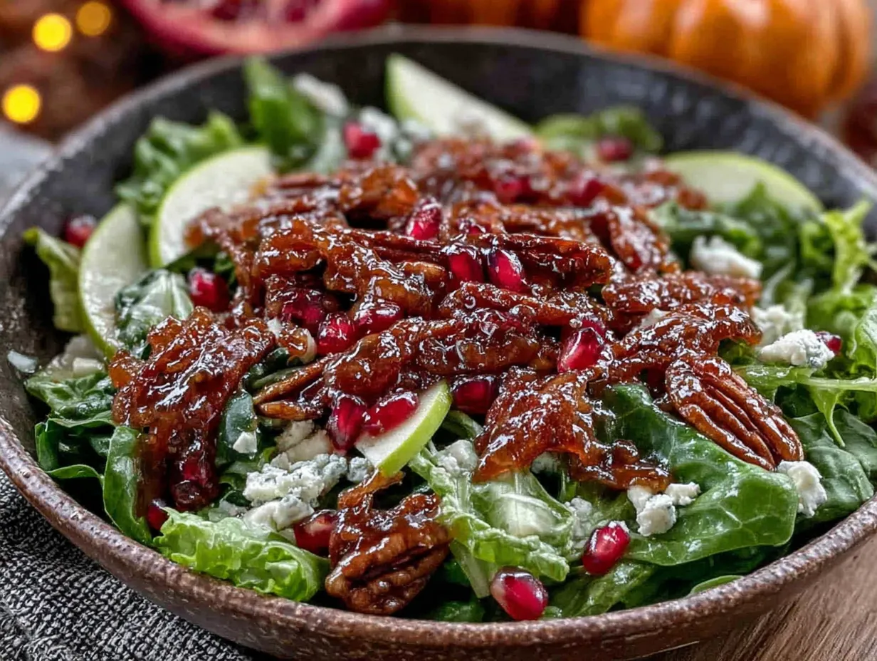 harvest apple pecan salad preparation steps